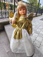 Weihnachtsengel Puppe, Vintage, Gold, Sammlerstück !
