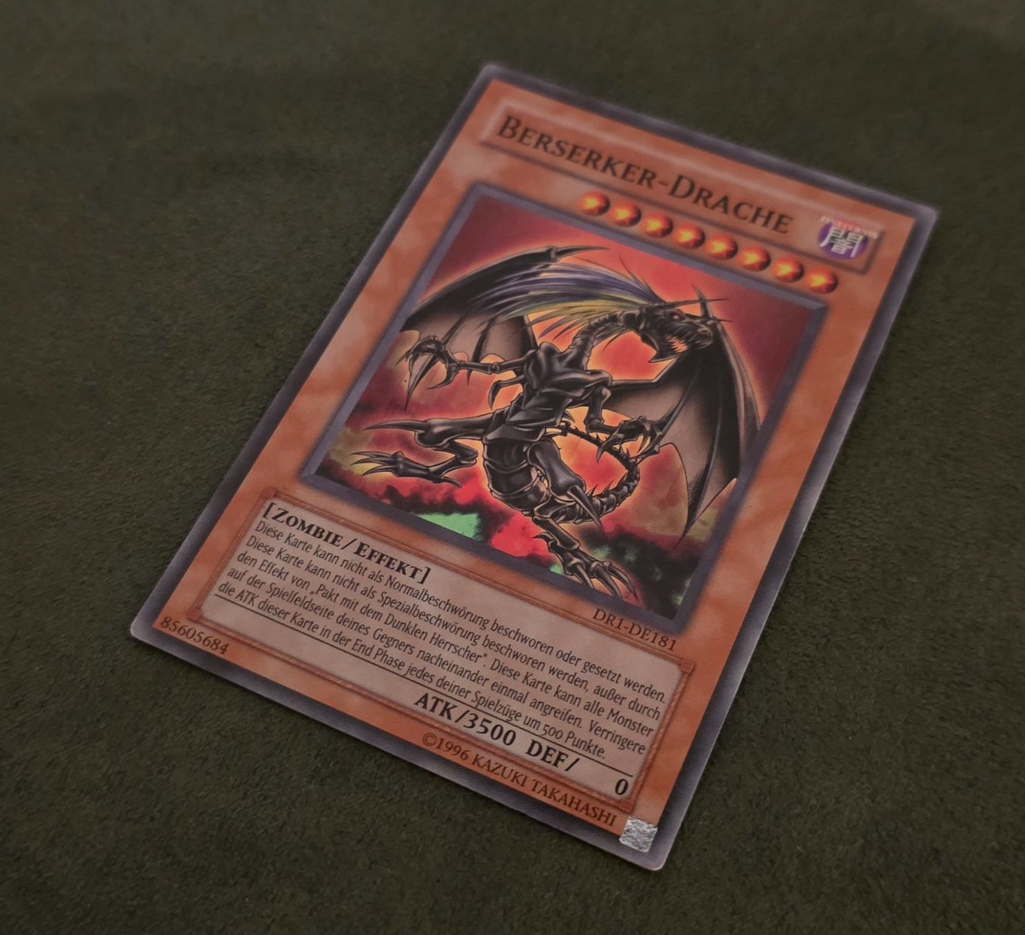 Yugioh Carte collezionabili: Yu-Gi-Oh! DR1-DE181 Berserker-Drache EX – Usato da Oberwil BL venduto da Autobueb 1