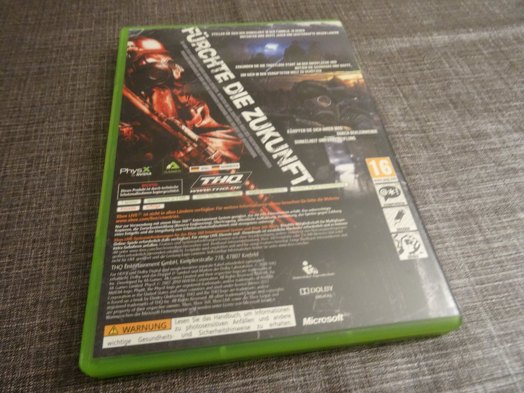 Microsoft Giochi: Xbox 360 Spiel: Metro 2033 – Usato da Olten venduto da Disc-Ausverkauf 2