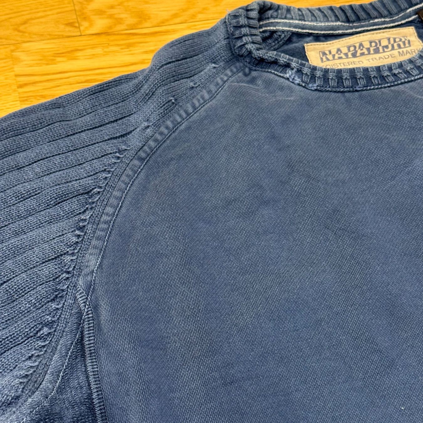 Napapijri Maglioni & Felpe: Napapijri official bulletin blue sweatshirt pullover techwea – Usato da St. Gallen venduto da sourced_limited 3