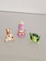 3x Figurines miniatures kinder surprise mouton, peppa pig