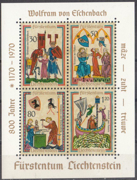 Alle Briefmarken: LBK 466 Block postfrisch – Gebraucht aus Bürglen TG von StampGraf