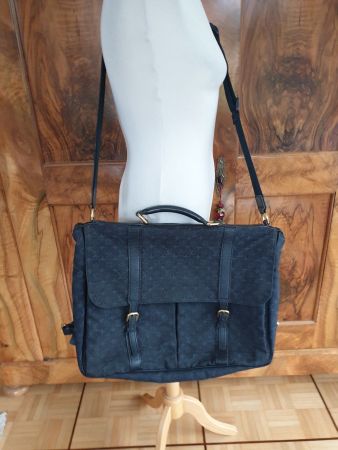 Louis Vuitton Denise Navy Monogram Messenger Tasche
