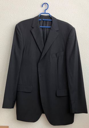 Herren Sakko, v. F.LLI Cerruti, dunkelblau, Gr. 54