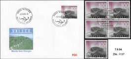 FDC illust. o. Adresse mit pass. Marke ZNr. 1137 siehe scans