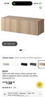 IKEA BESTA mit Türen zu verkaufen 120x42x38
