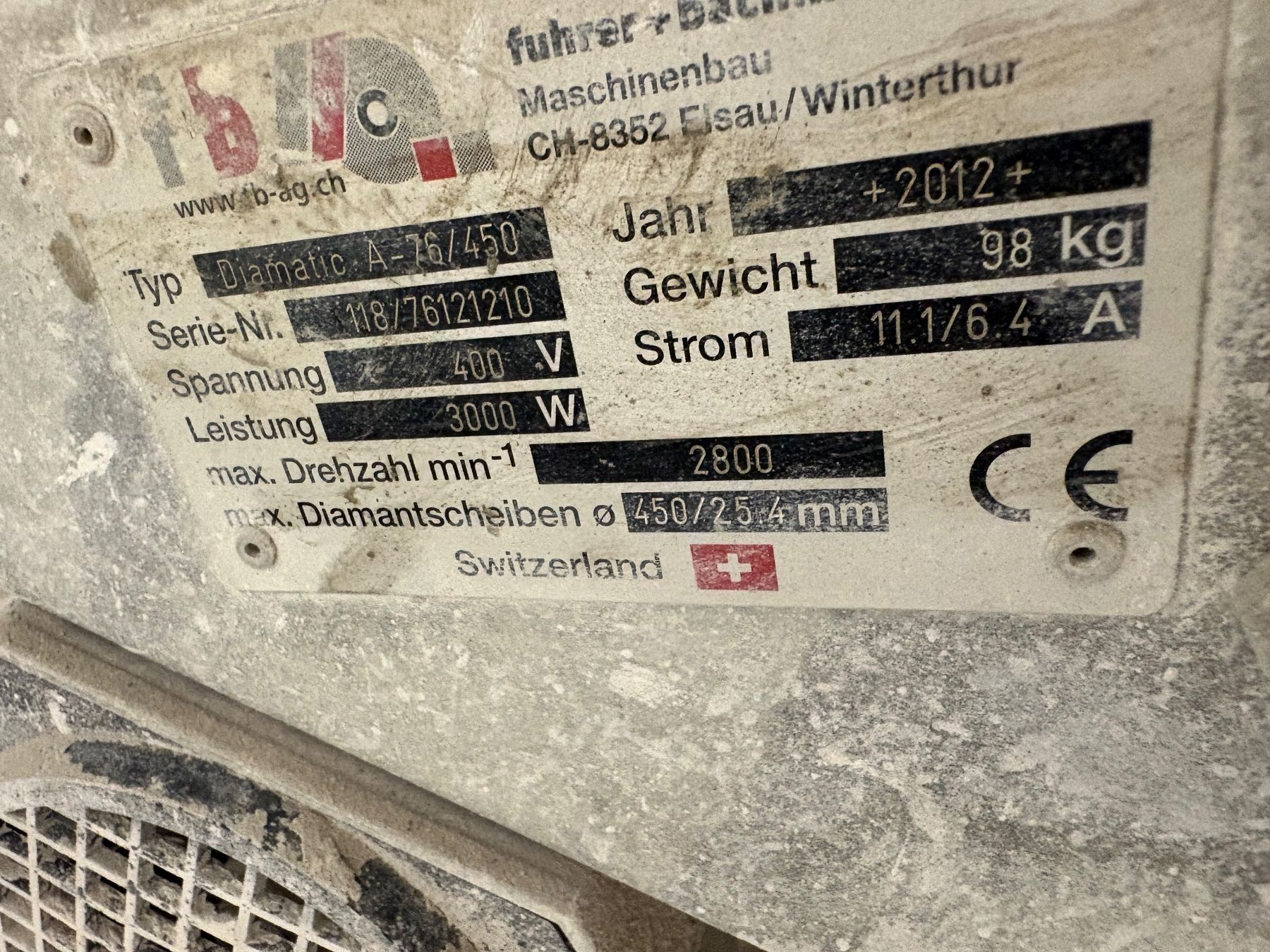 Toutes les machines: Steinfräse – D'occasion à Niederrohrdorf par Flo2011 6