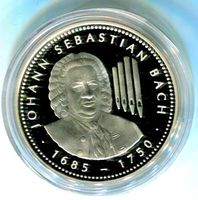 Silbermedaille "Johann Sebastian Bach". 999/1000 PP.