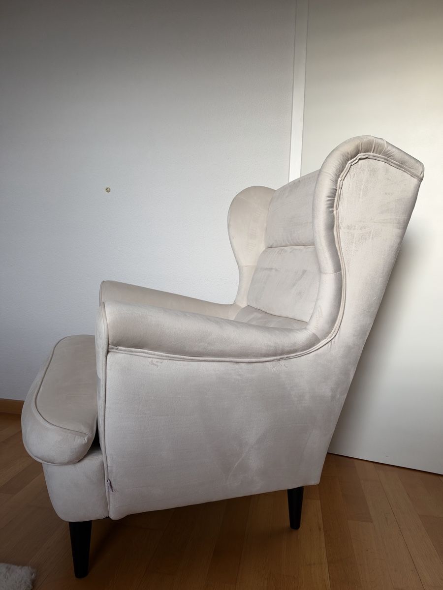 Poltrone: Ohrensessel Cremeweiss – Usato da Rubigen venduto da Welle01 2
