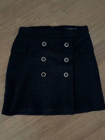 Hallhuber Jupe, schwarz, Grösse 36