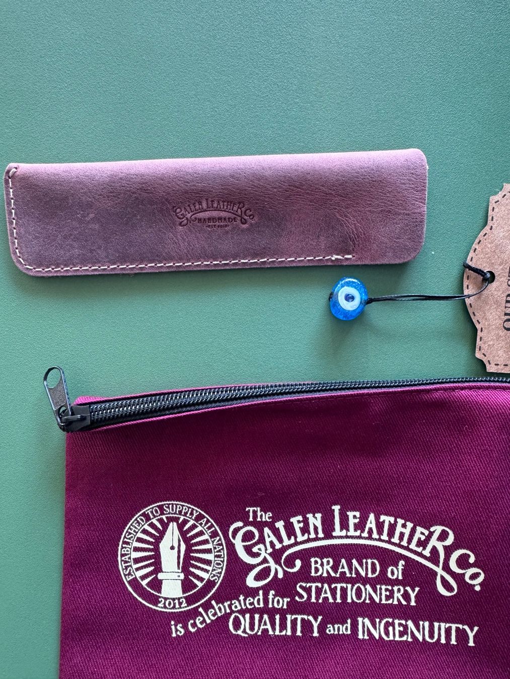 Astucci : Galen Leather Etui, Füller Etui – Nuovo (secondo la descrizione) da Ennetbaden venduto da miboo 1