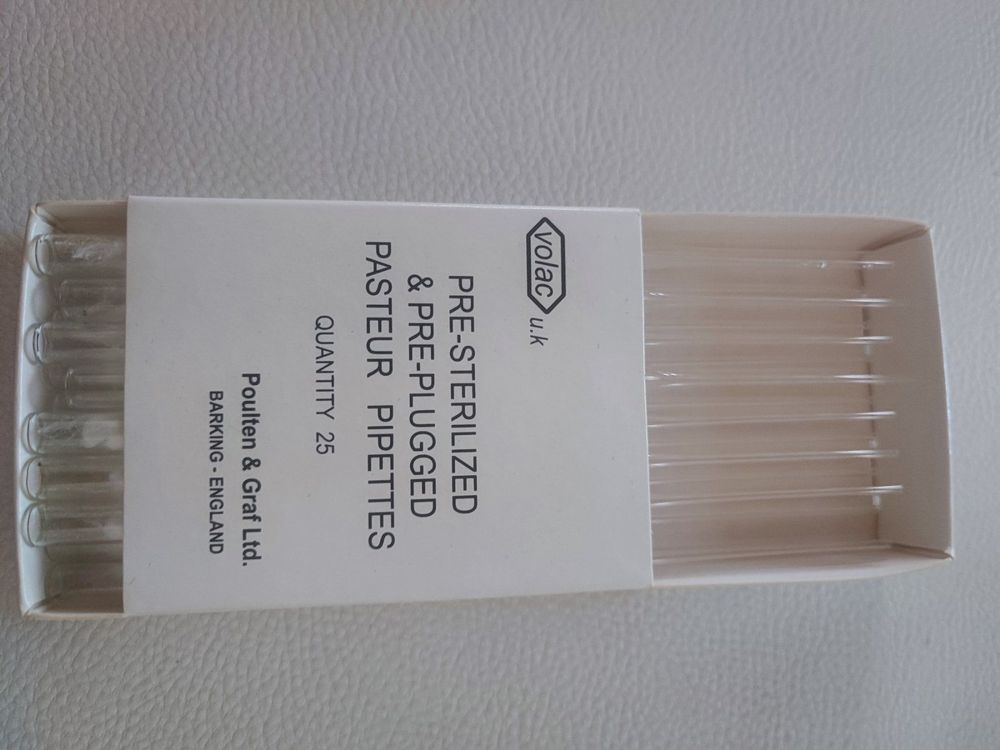 Neu Volac Pasteur Pipetten 25 Stück gestopft Kaufen auf Ricardo