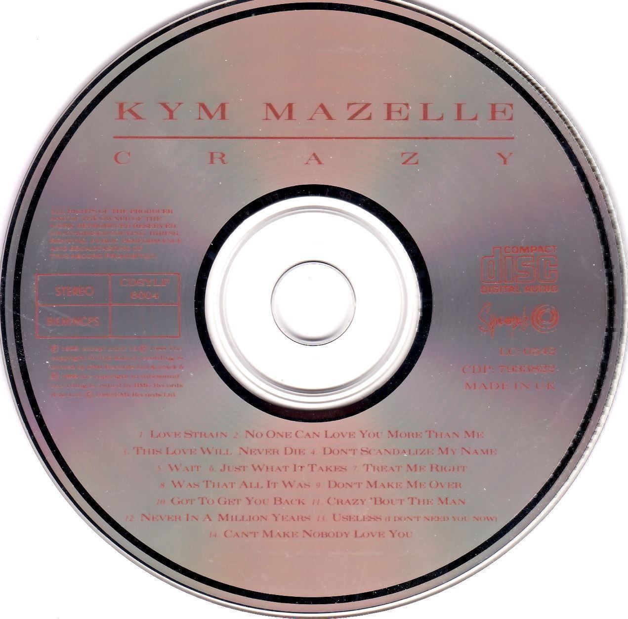 CD: CD: Kym Mazelle - Crazy – Usato da Bern venduto da MacBit77_chbe 2