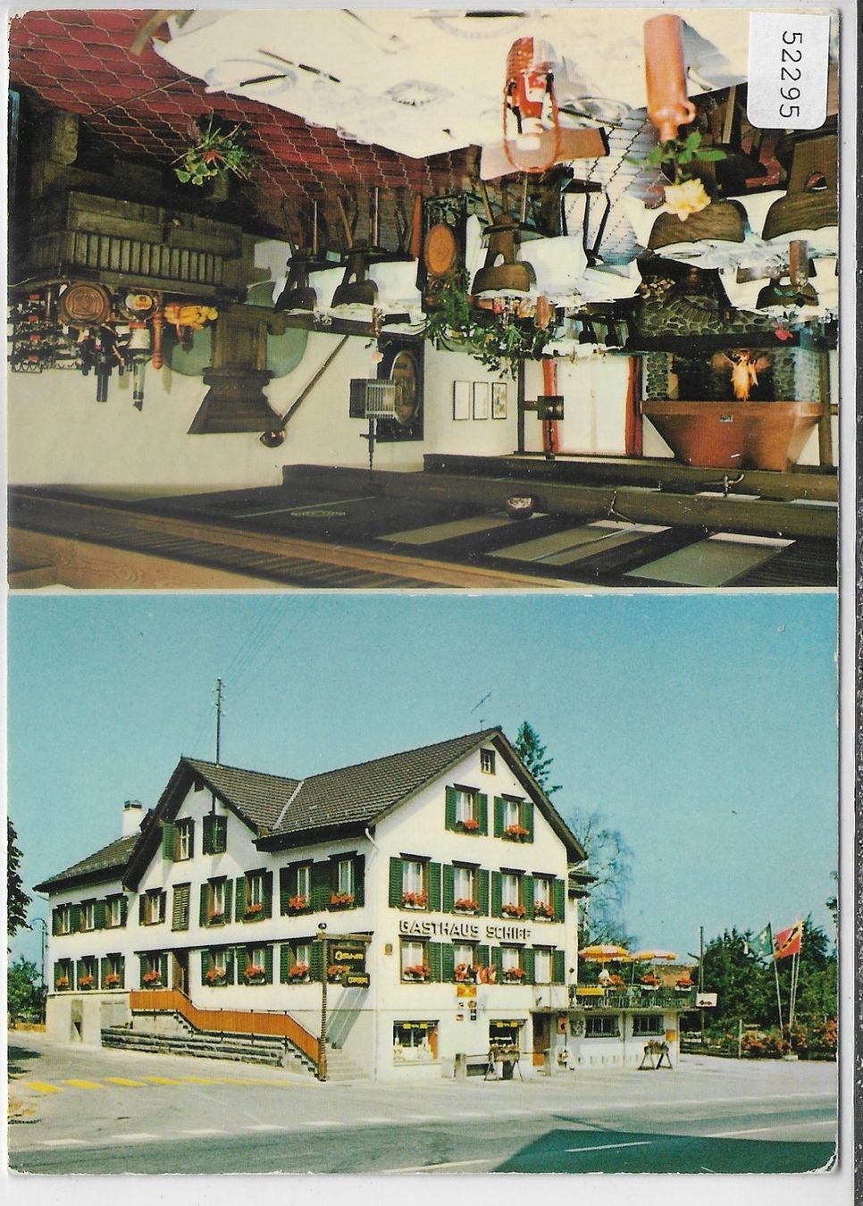 Cartoline postali: Buriet-Thal SG - Restaurant Schiff – Usato da Ettingen venduto da Kartenplanet