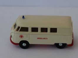 VW T1, Krankenwagen Ambulanza, Croce Rossa Italiana, Brekina
