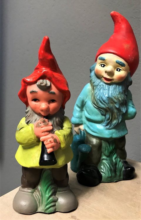 Gartenzwerg Zwerg HEISSNER 50er 60er Gartenfigur alt alter Kaufen