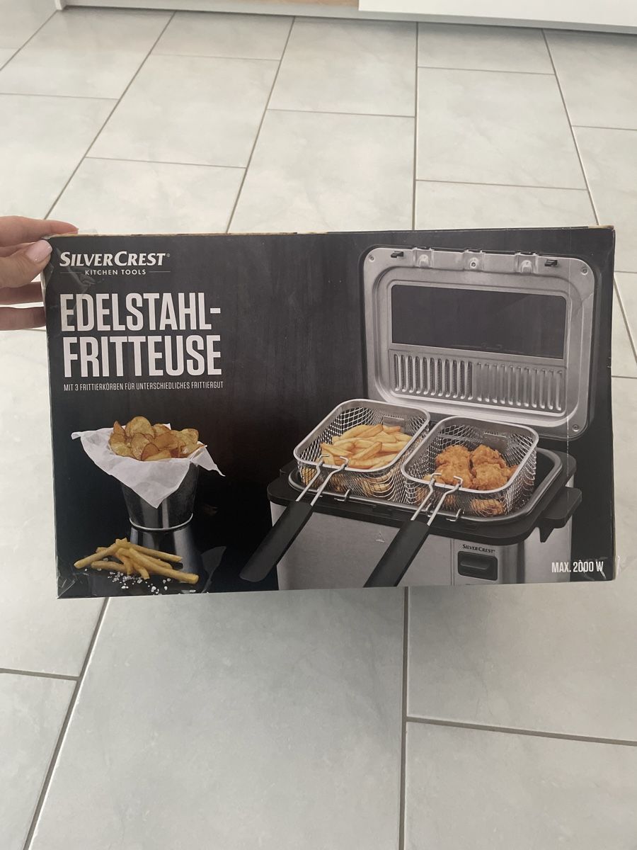 SilverCrest Küchengeräte: Neue Edelstahl Fritteuse Silvercrest 2000W – Neu und originalverpackt aus Ostermundigen von Ania.I 1
