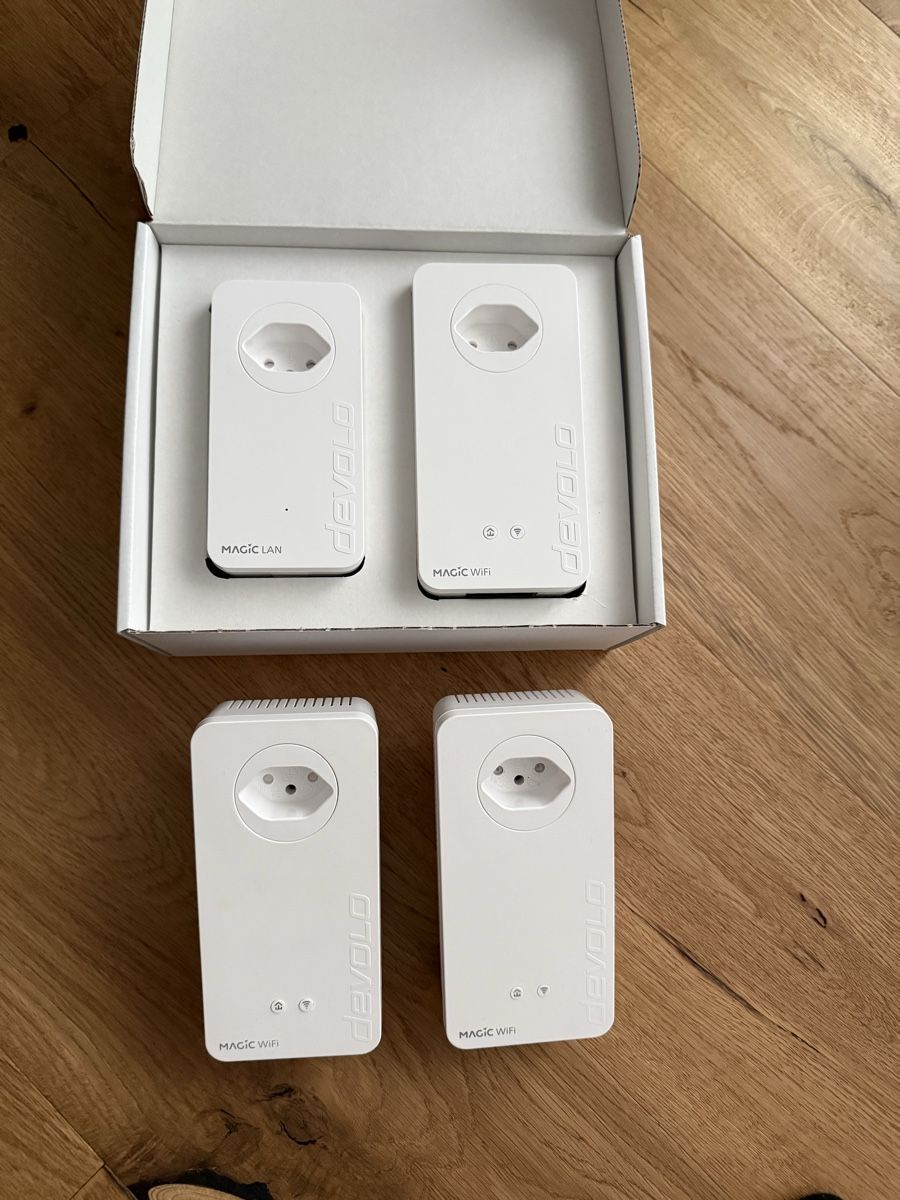 Devolo Unità & Adattatore: Devolo Powerline Adapter Magic 2 WiFi next Set weiss – Usato da Wattwil venduto da AlcatronIntelligence 1