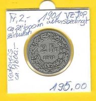 Fr. 2.-u.Eracht f.vz/1901/50'000Aufl./heute 28'000 im Handel