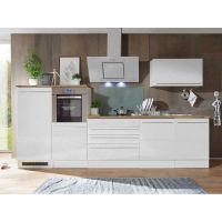 257 Küchenzeile Küchenblock 320cm weiss - Küche Einbauküche