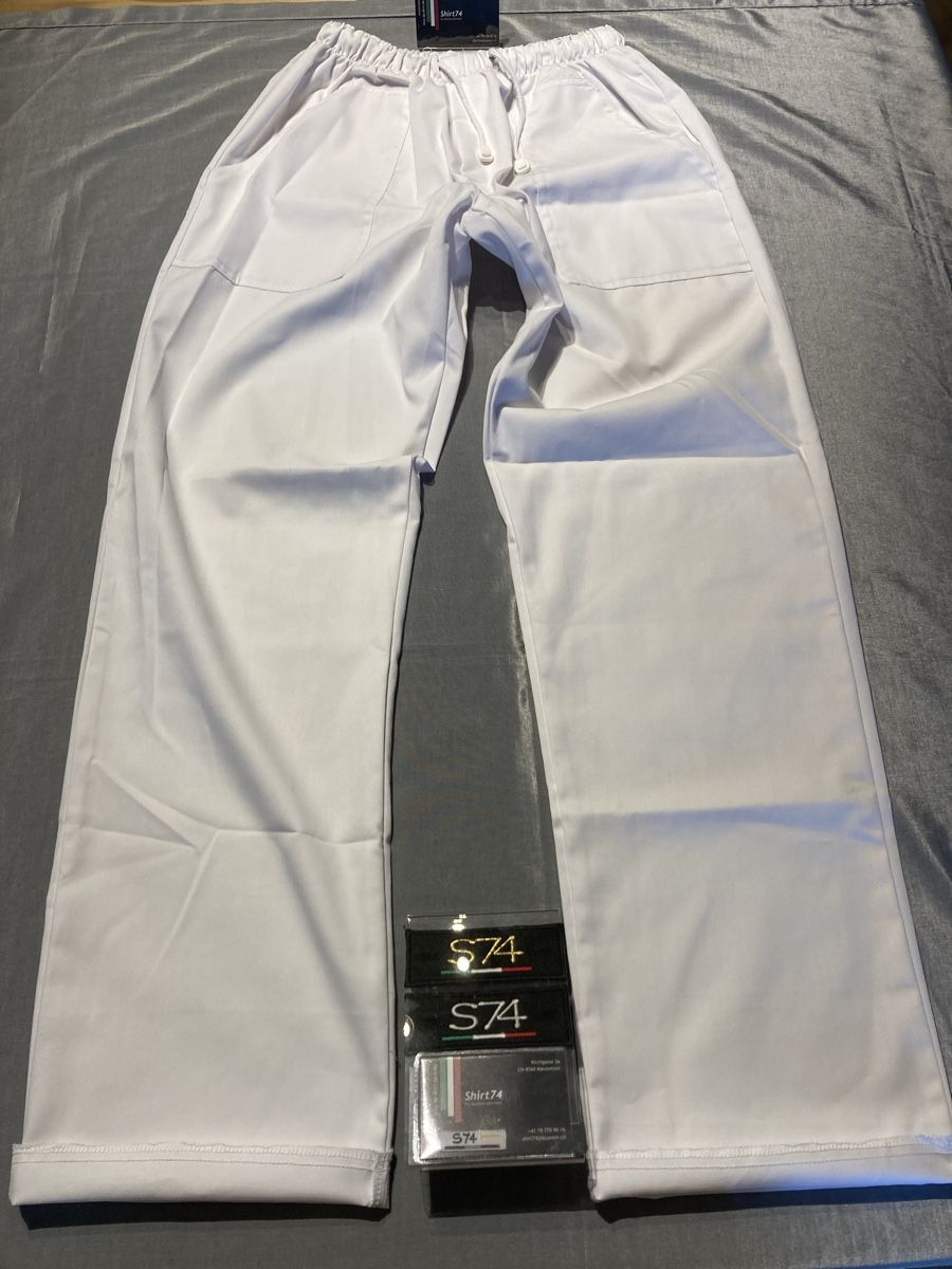 Pantaloni: Kochhose professional white size S – Nuovo e nell'imballaggio originale da Märstetten venduto da Shirt74