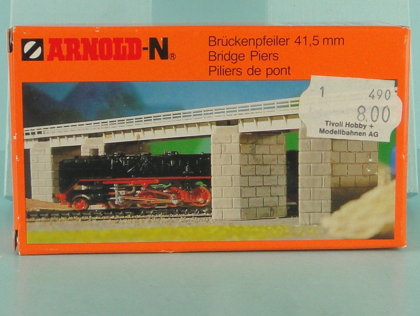 Arnold Modellini di ferrovie: Arnold Spur N Brückenpfeiler – Usato da Bülach venduto da Albitrain