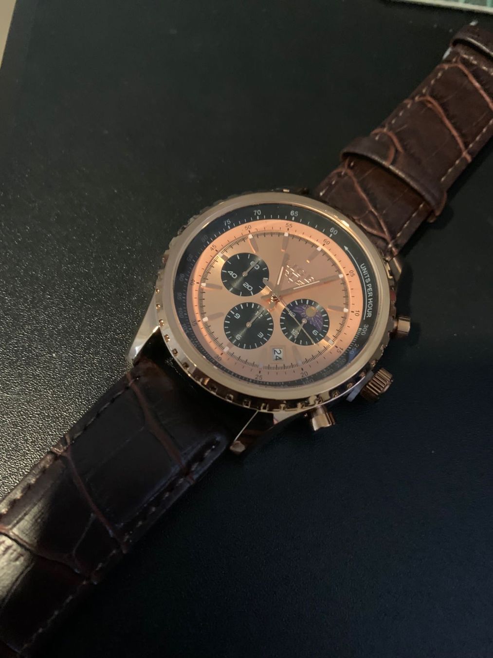 Orologi: Lige Uhr Neu – Nuovo e nell'imballaggio originale da Bettlach venduto da Windows1020 2