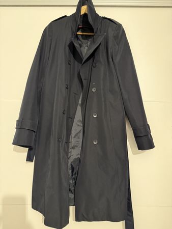 Eleganter Damen Trenchcoat Grösse M Schwarz