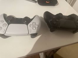 Zwei Sony PS5 DualSense Controller gebraucht Zustand