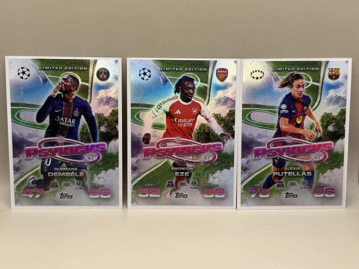 Topps Carte collezionabili: Match Attax - Psykicks - Dembele,Eze,Putellas – Nuovo (secondo la descrizione) da Oberbuchsiten venduto da Bananefrappe93