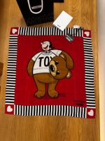 NEU Moschino Foulard Seide klassisches Tuch