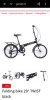 Totem Twist Folding Bike 20 Inch Black Used Condition