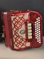 Akkordeon Adria Grand III Luxe rot gebraucht