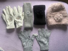 Handschuhe, Stirnband, Winterkappe f.Damen