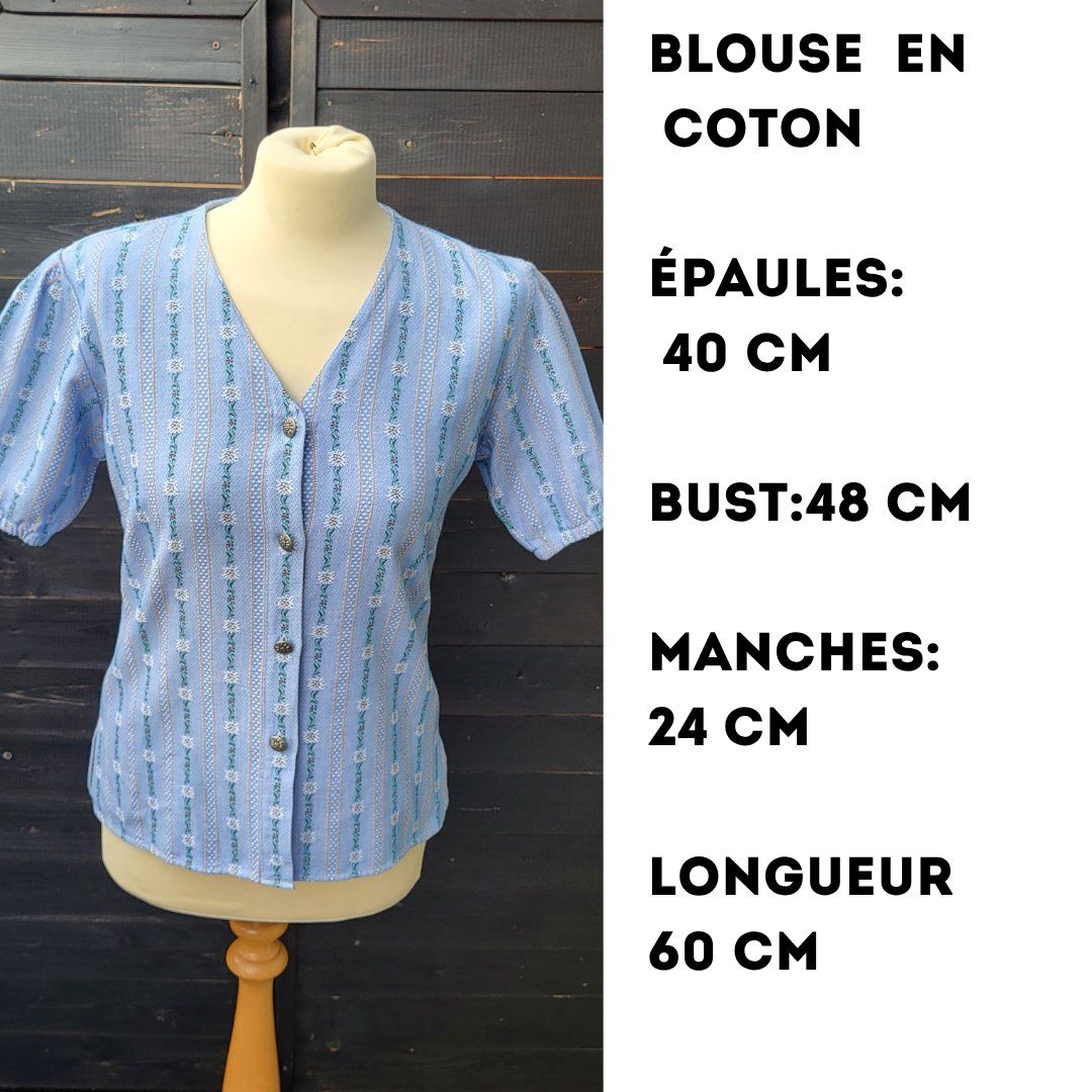 Camicette: Chemise-blouse – Nuovo (secondo la descrizione) da Fribourg venduto da VictoriaShop7 4