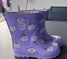 Gummistiefel Reima lila mit Blumenmuster Grösse 27