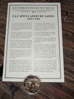 Medaille la capitulation du japon aout 1945