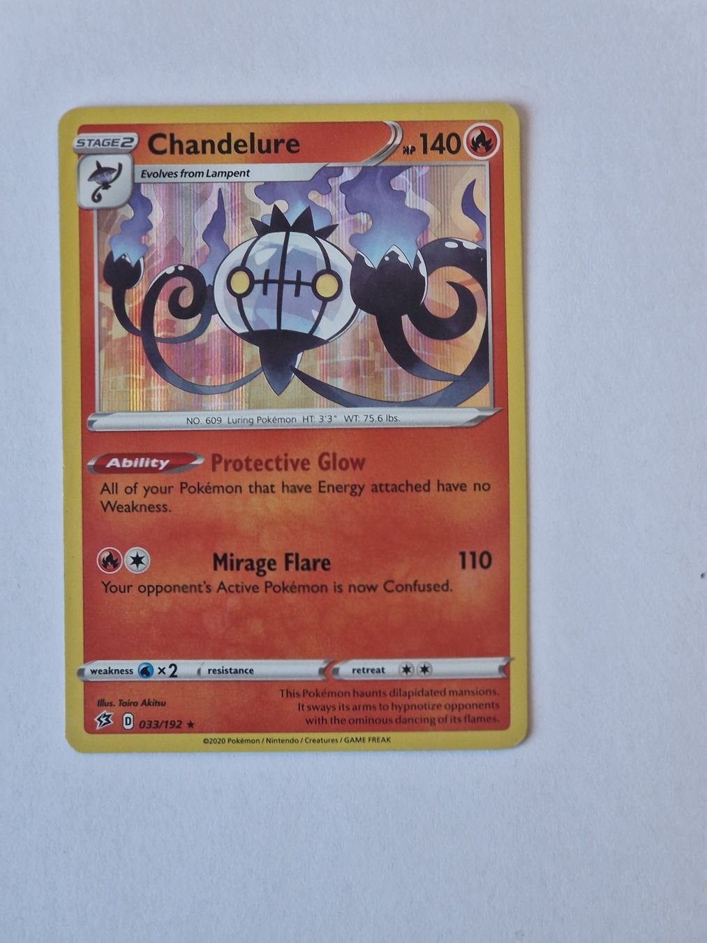 Pokémon Carte collezionabili: Pokemon - Chandelure 033/192 – Usato da Greifensee venduto da Janali01