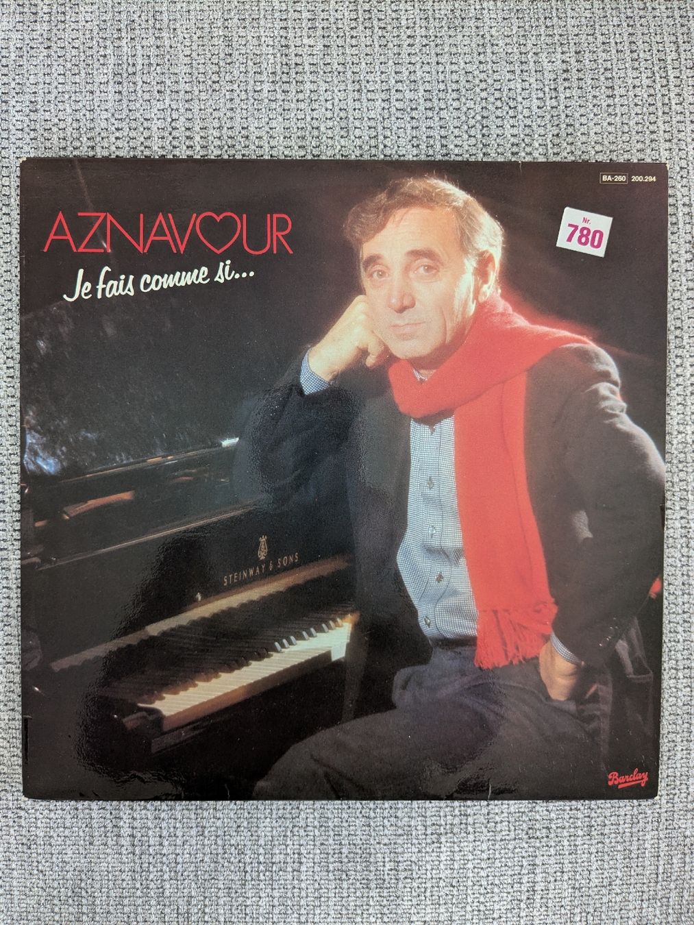 Dischi in vinile: Charles Aznavour Schallplatte "Je Fais Comme Si..." – Usato da Richterswil venduto da dan_c6pz