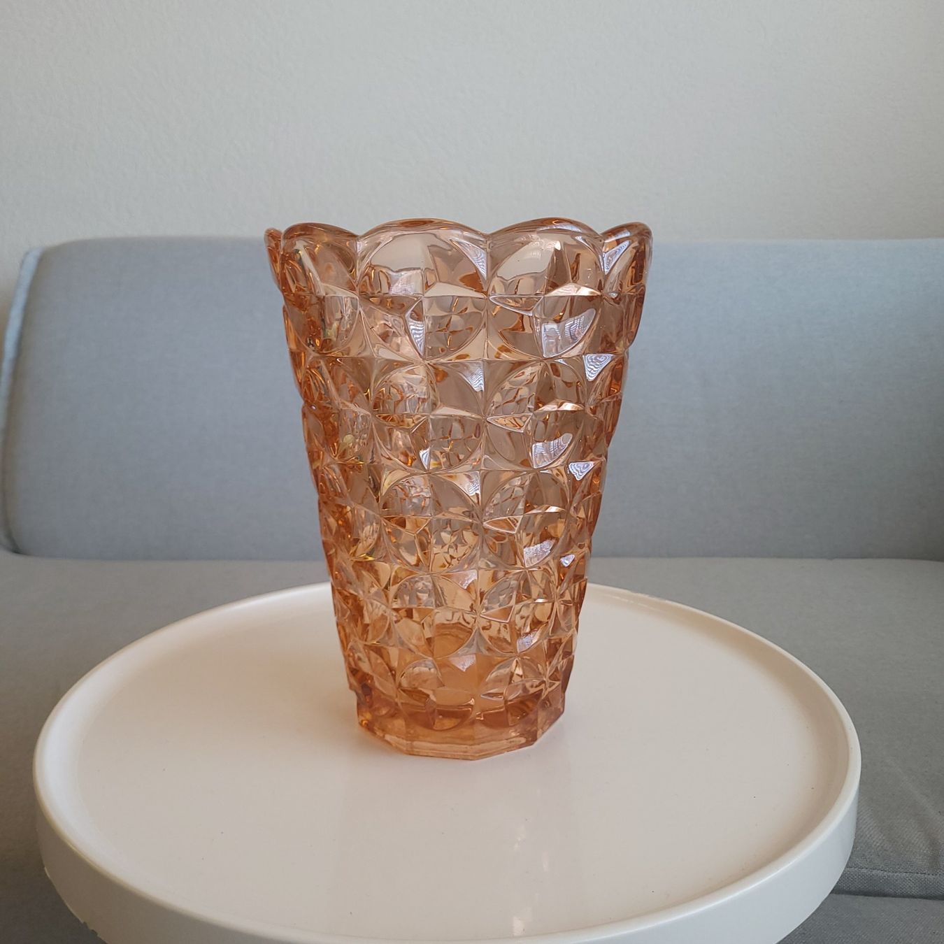 Walther Glas Vasen & Gefässe: 50er J. DDR " Walther-Sachsenglas " Orange Glasvase Luttich – Gebraucht aus Savièse von qm2710 1