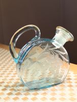 Vintage Kristallglas Karaffe Handgeschliffen Top