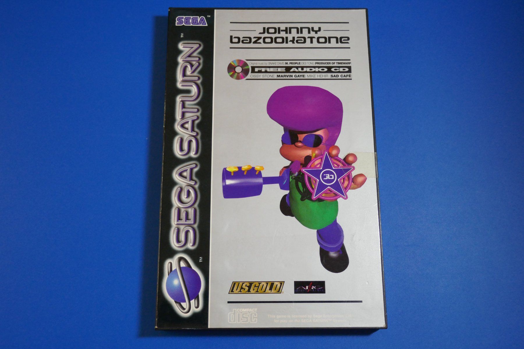 Sega Giochi: Johnny Bazookatone - Sega Saturn – Usato da Vuarrens venduto da Espace-Retro