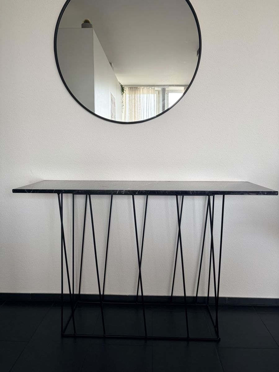 Commodes: Moderne Marmor Konsole mit Spiegel – D'occasion à Solothurn par neno_ 2