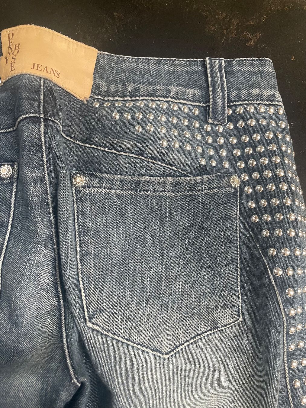 Pantaloni: Jeans Denny Rose con borchie – Usato da Minusio venduto da Pink222 4