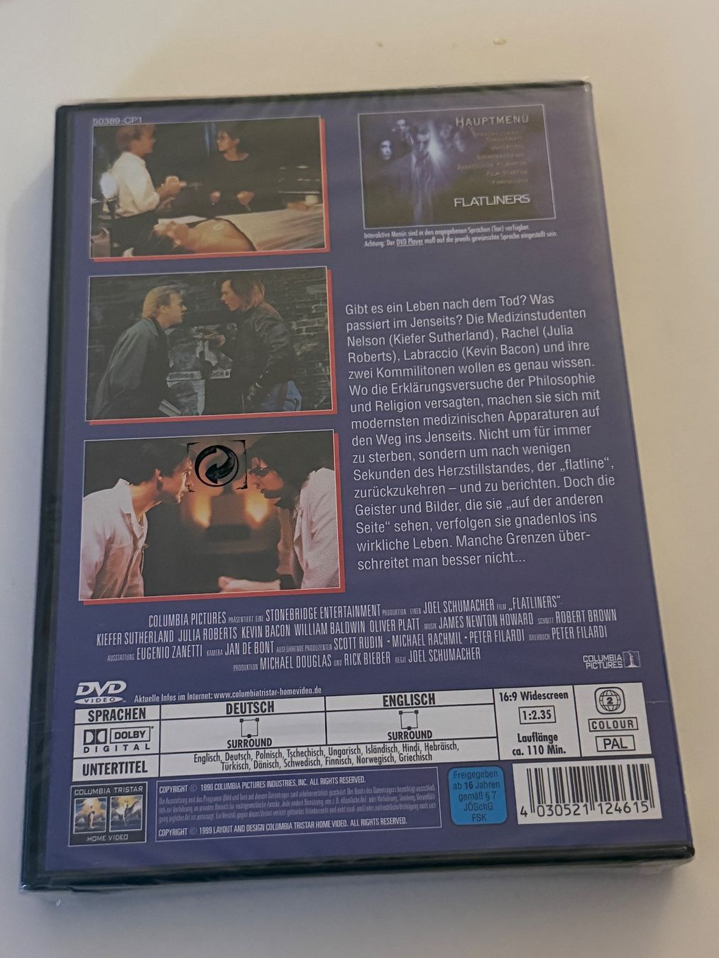 Tutti i DVDs: Flatliners DVD - Neu&originalverpackt – Nuovo e nell'imballaggio originale da Altstätten SG venduto da sheamus 1