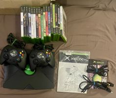 Xbox Classic + 2 Controller Duke +17 giochi rari tested pass