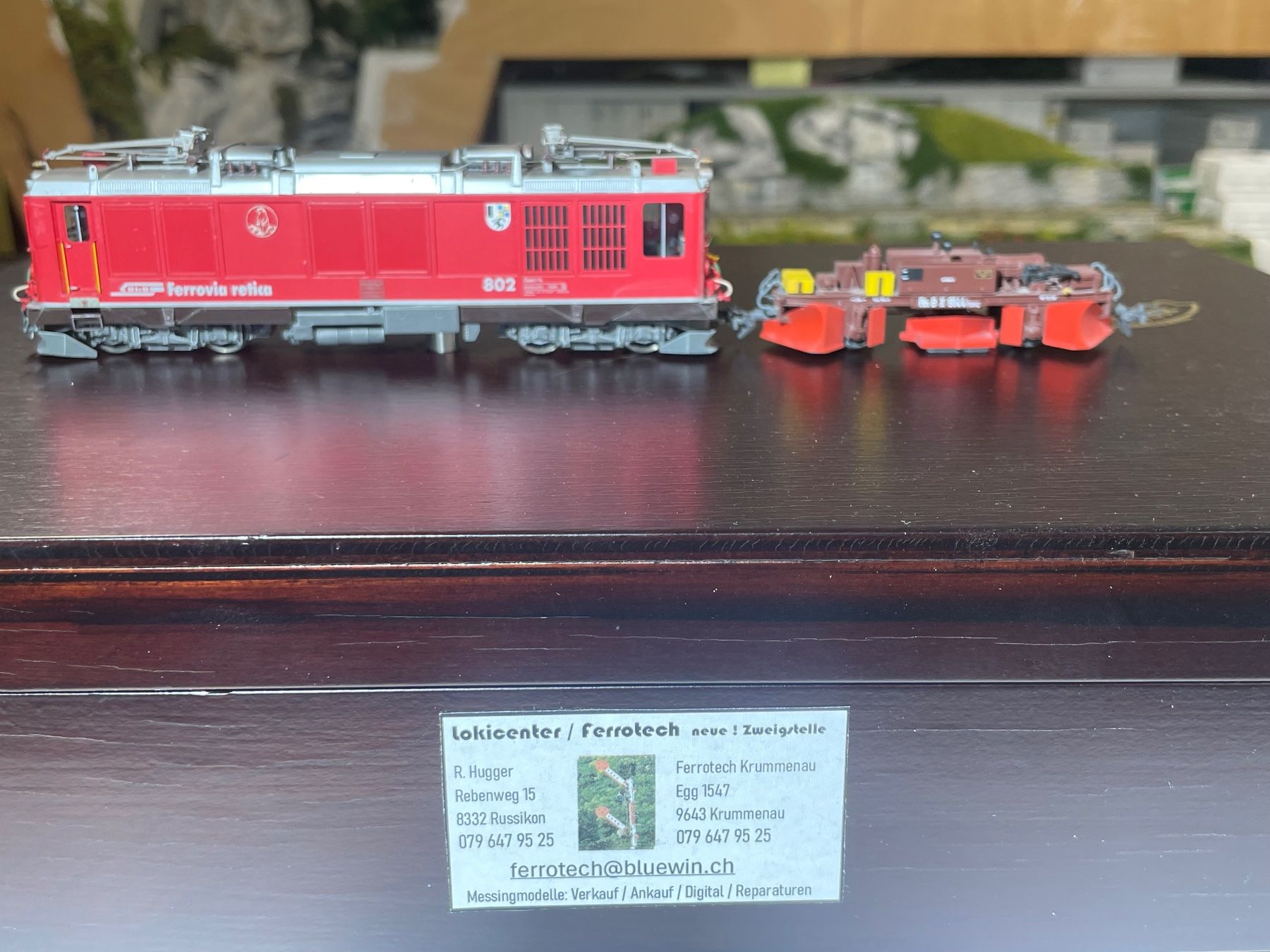 Ferro-suisse Modellini di ferrovie: Ferro Suisse / Bemo Metal, Bernina-Set E – Usato da Hofstetten ZH venduto da kroki66 8