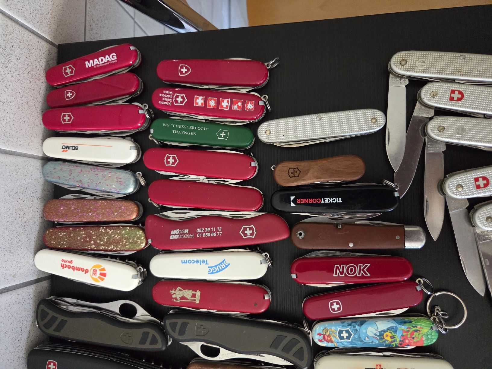 Victorinox Coltelli tascabile: Victorinox/Wenger Messer Konvolut  – Usato da Dietikon venduto da Allegra34 6