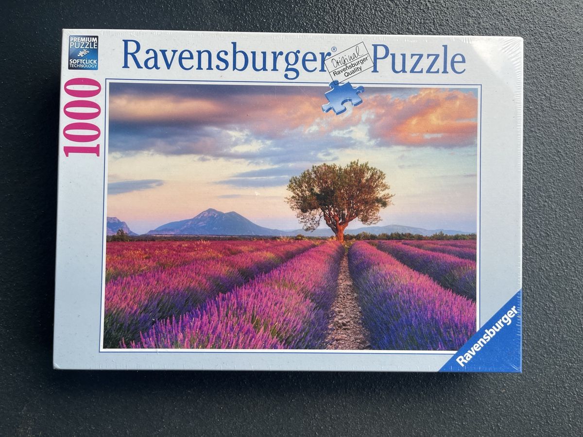Ravensburger Puzzle: Ravensburger Puzzle 1000 Teile Lavendelfeld neu – Nuovo e nell'imballaggio originale da Unterkulm venduto da jil_2lwn
