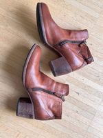 Stiefeletten, Leder Rotbraun, Grösse 41